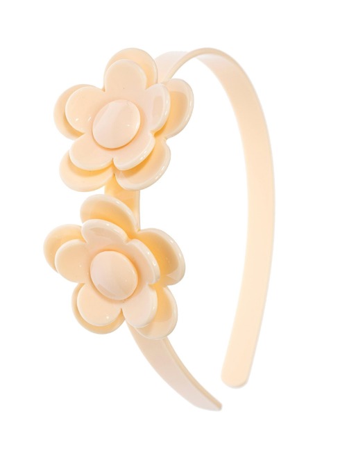 Camellia Flower Headband-Cream