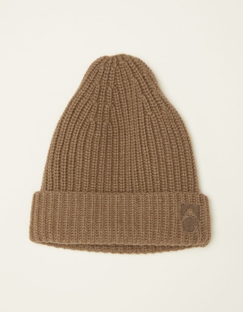 Knitted Hat-Camel