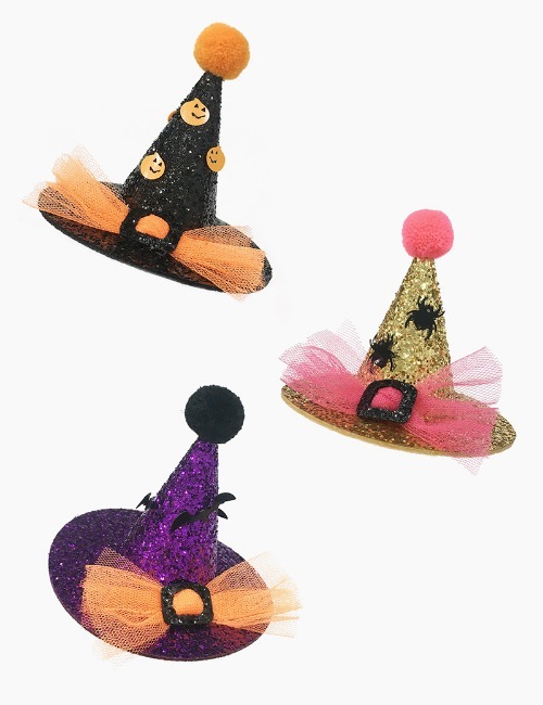 Halloween hat hairclip-5color