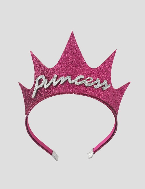 Princess Glitter Crown- Pink