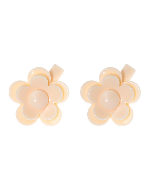 Camellia Flower Hairclip-Cream