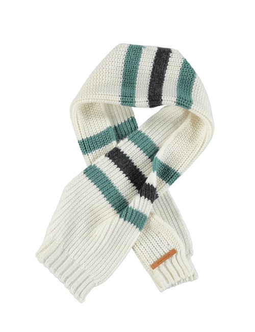 Knitted scarf - Ecru