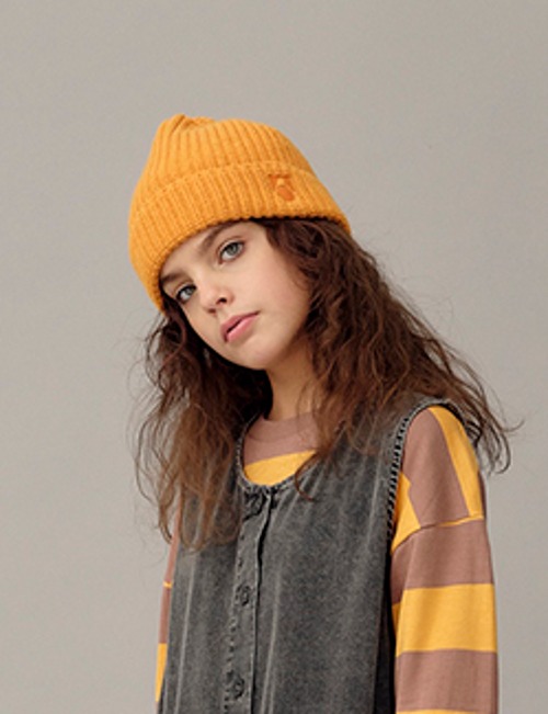 Knitted Beanie - Clementine