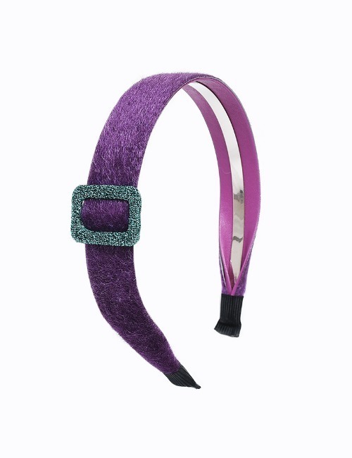 Belt headband-purple