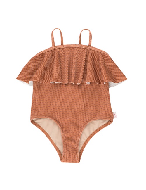 WAVES STRAPS SWIMSUIT(6Y)