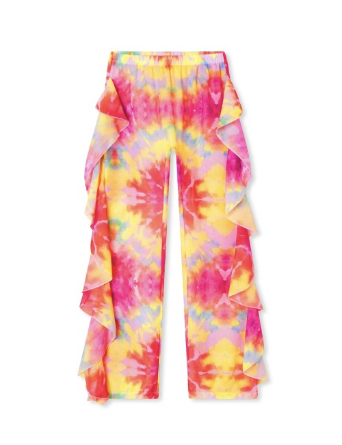 I love you forever ruffle beach pants for girls