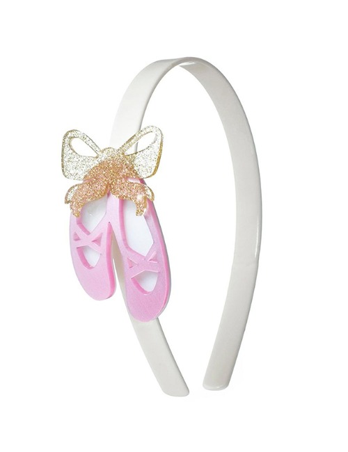 Ballet Slipper Satin Pink Headband