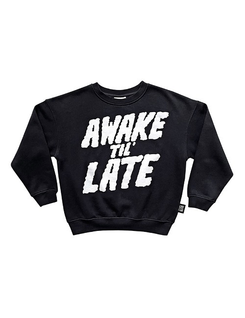 AWAKE TILL LATE Sweatshirt(last-7/9Y)